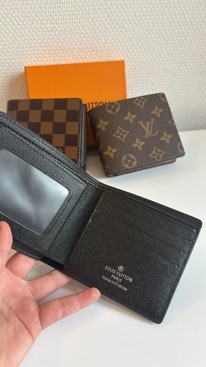 PORTE FEUILLE MONOGRAMME NOIR